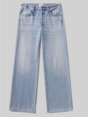 Citizens Of Humanity Annina Light Wash Wide-Leg Jeans